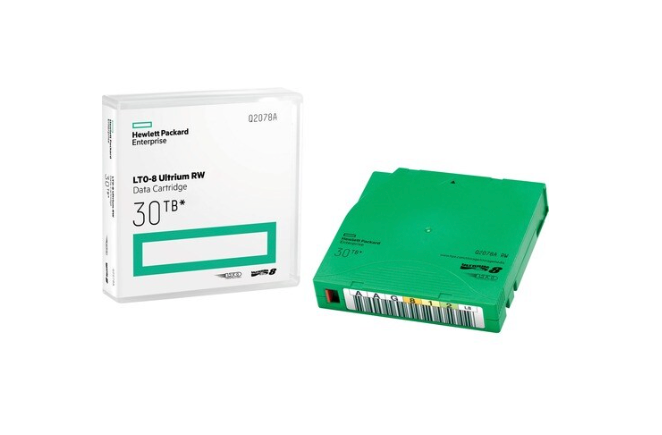 HPE LTO-8 30TB RW CUST LBL 20PK